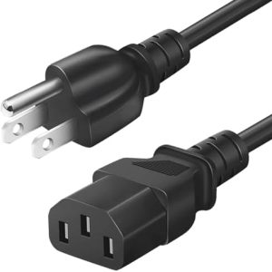 Horizon Fitness Treadmill Power Cord Replacement - 10Ft 3 Prong AC Power Cord for Treadmills & Walking Pads - Compatible