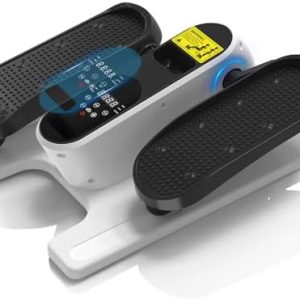 Under Desk Elliptical Machine for Seniors - Electric Seated Pedal Exerciser - 12 Adjustable Speeds - Mini Leg Exerciser