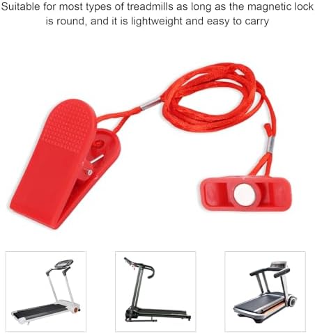 Treadmill Magnet Safety Key | Universal Emergency Stop Magnet for Treadmills | Compatible with Most Running Machines | D