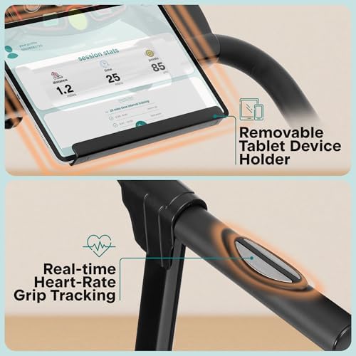 SereneLife Portable Foldable Treadmill | 8.7 MPH Shock Absorption | Under Desk Walking Mat for Home Office | 350lb Capac